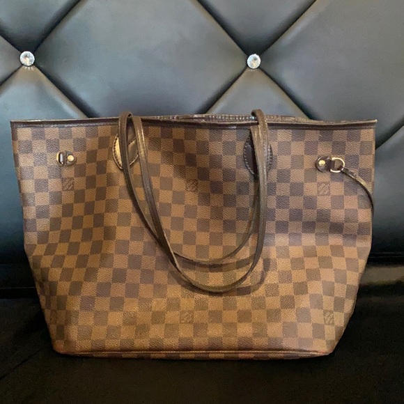 Louis Vuitton Handbags - LOUIS VUITTON Authentic brown canvas tote bag